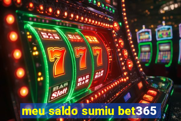 meu saldo sumiu bet365